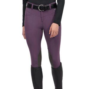 Kerrits Women's Purple Black Crossover II Active Riding Breach Pants Size M